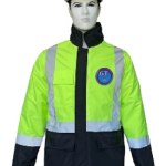 Sarı lacivert bondit mont GT5000